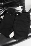 Quần Short Slimfit Denim Black White