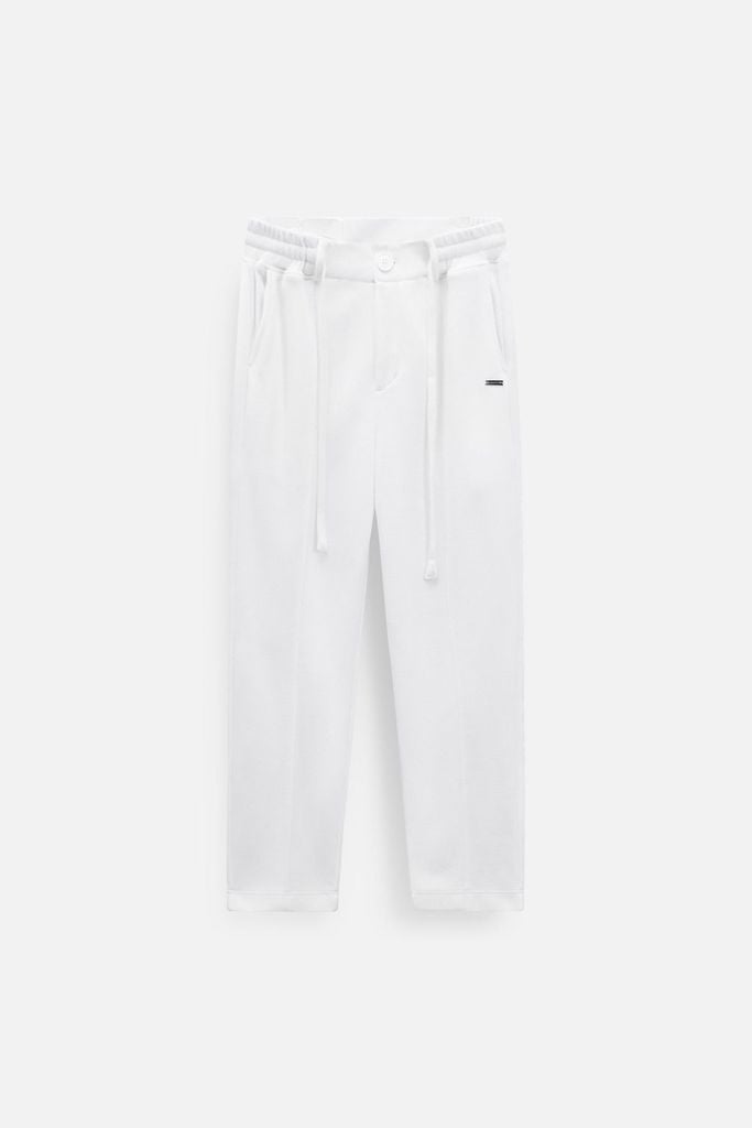  Quần Dài Relaxed Pique Caro Zipper 