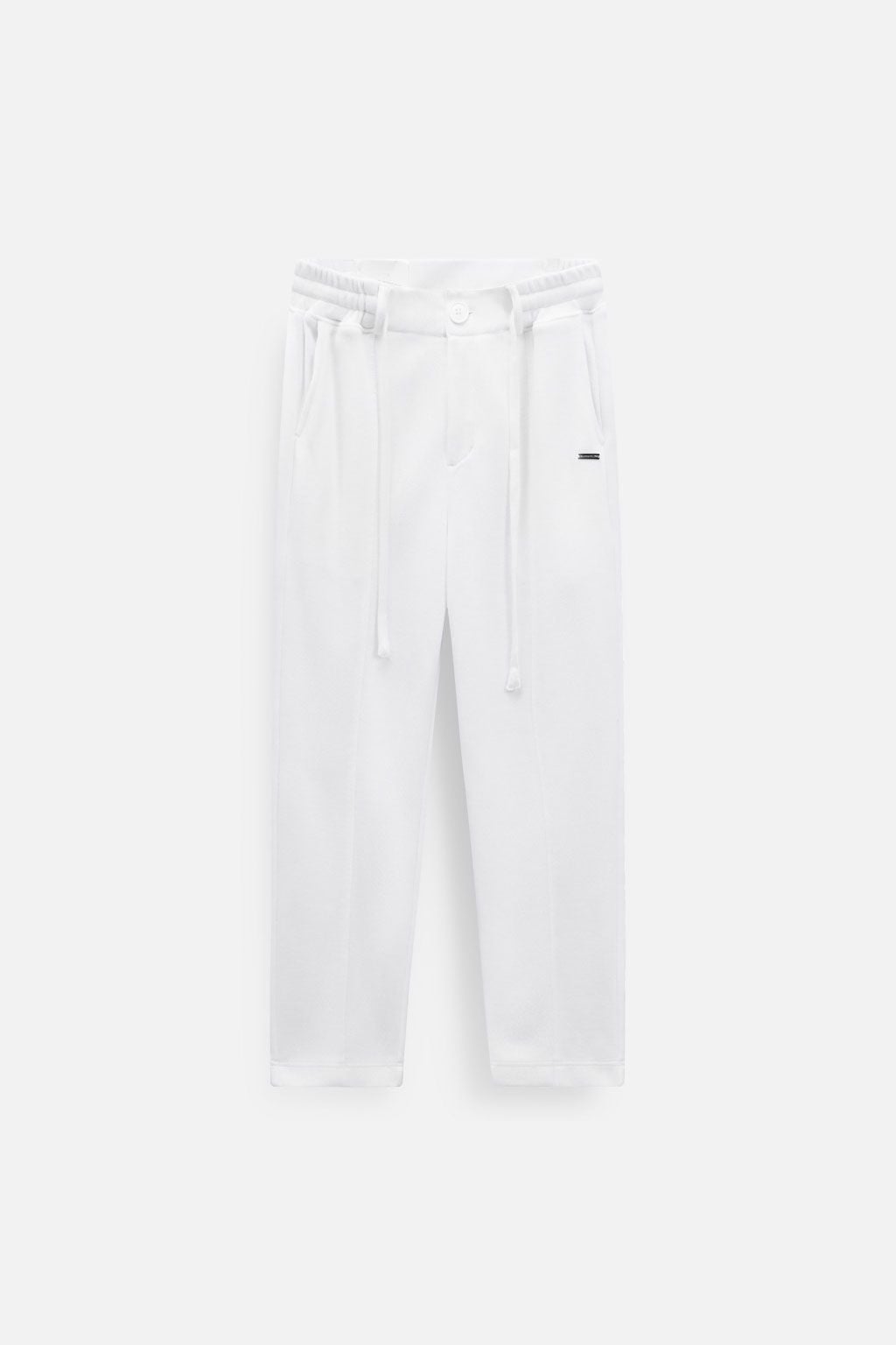 Quần Dài Relaxed Pique Caro Zipper