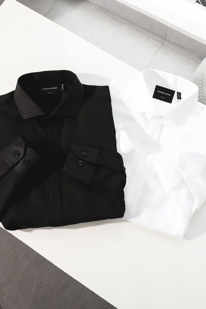 Áo Sơ Mi Slimfit Tuxedo Col Cassé