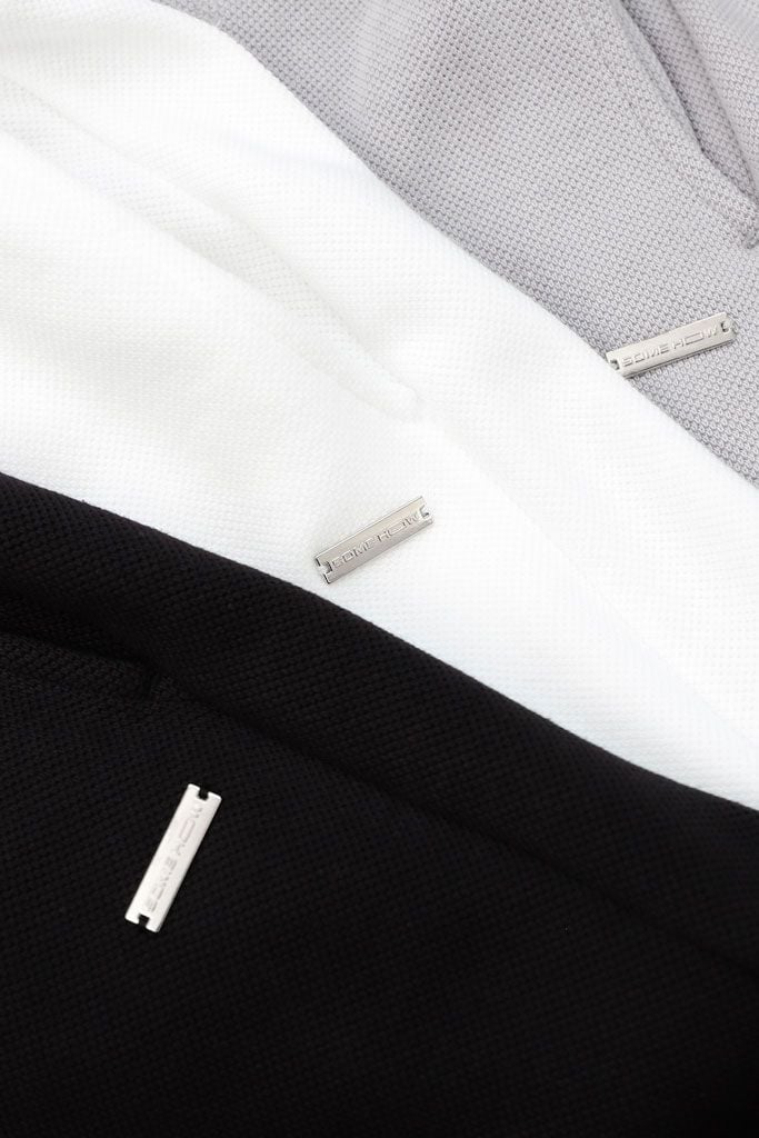 Quần Dài Relaxed Pique Caro Zipper