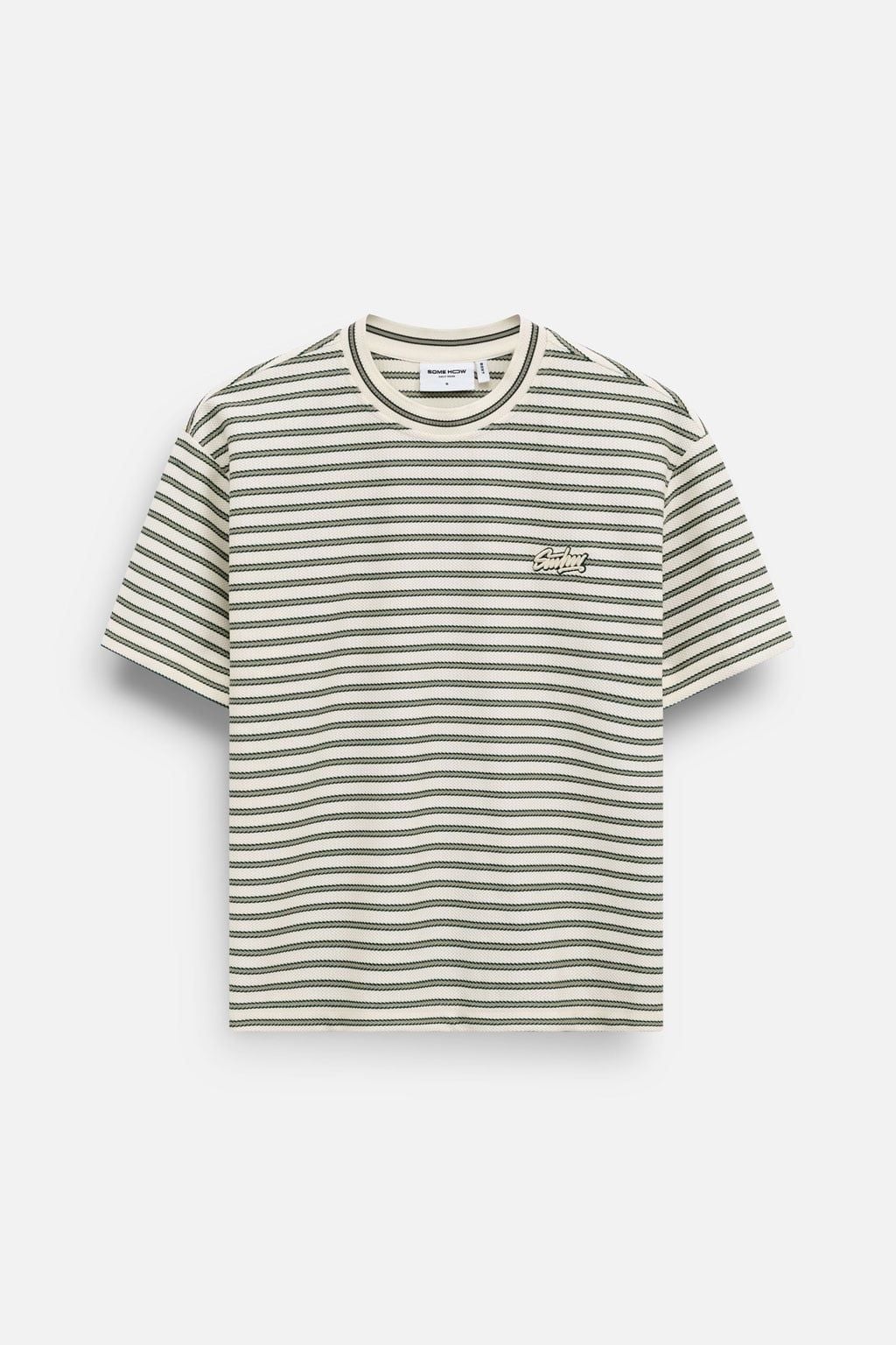 Áo Thun Boxy Summer Stripes