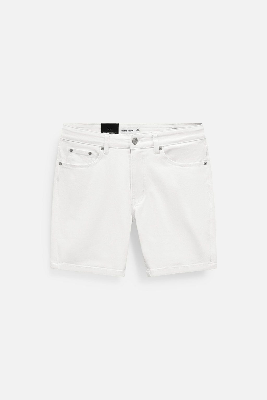 Quần Short Slimfit Denim Black White