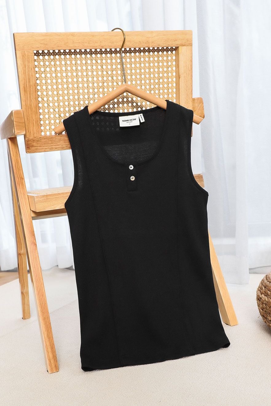Áo Tanktop Slimfit 2 Buttons