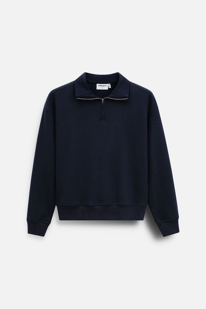  Áo Nỉ Relaxed Zipper Collar Essential 