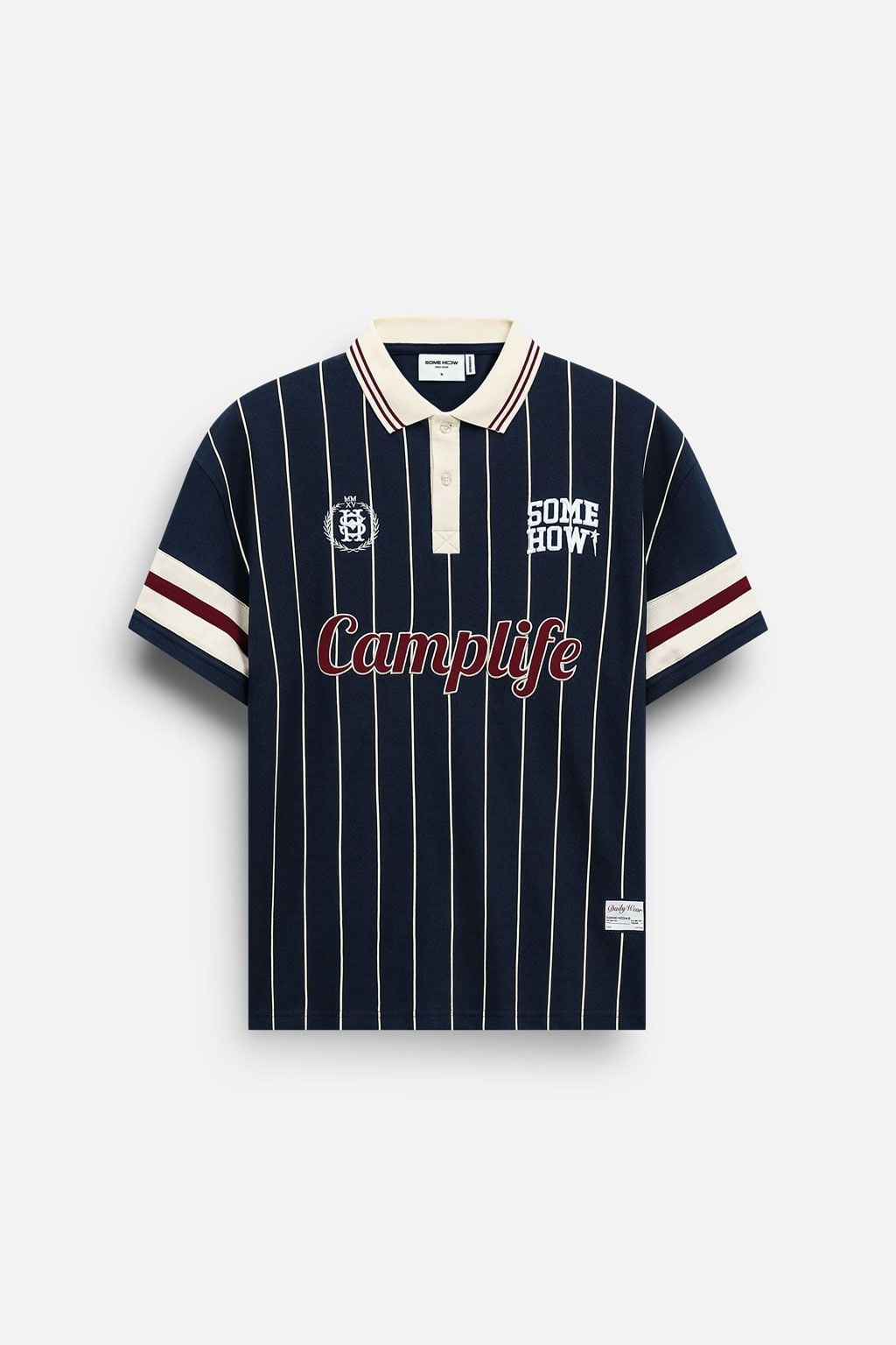 Áo Polo Oversize Blue Camplife