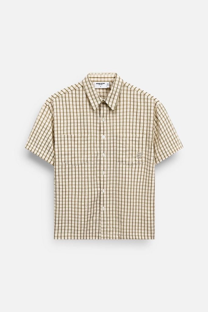  Áo Sơ Mi Boxy Sand Check 