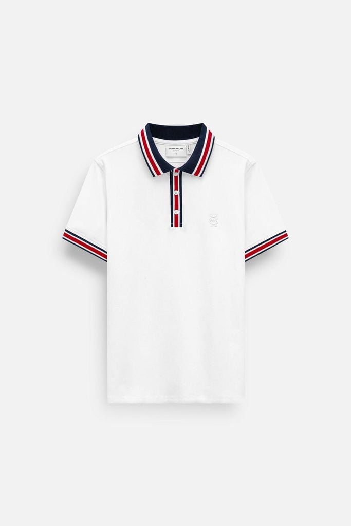  Áo Polo Slimfit Ricewhite Lineneck 