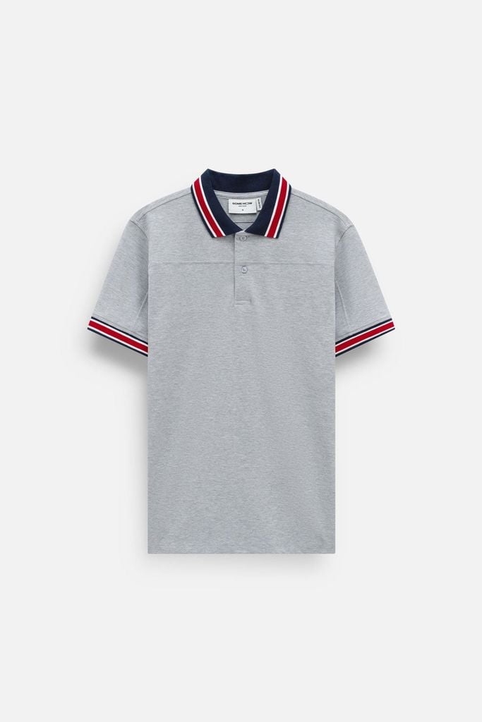  Áo Polo Slimfit The Gray Lineneck 