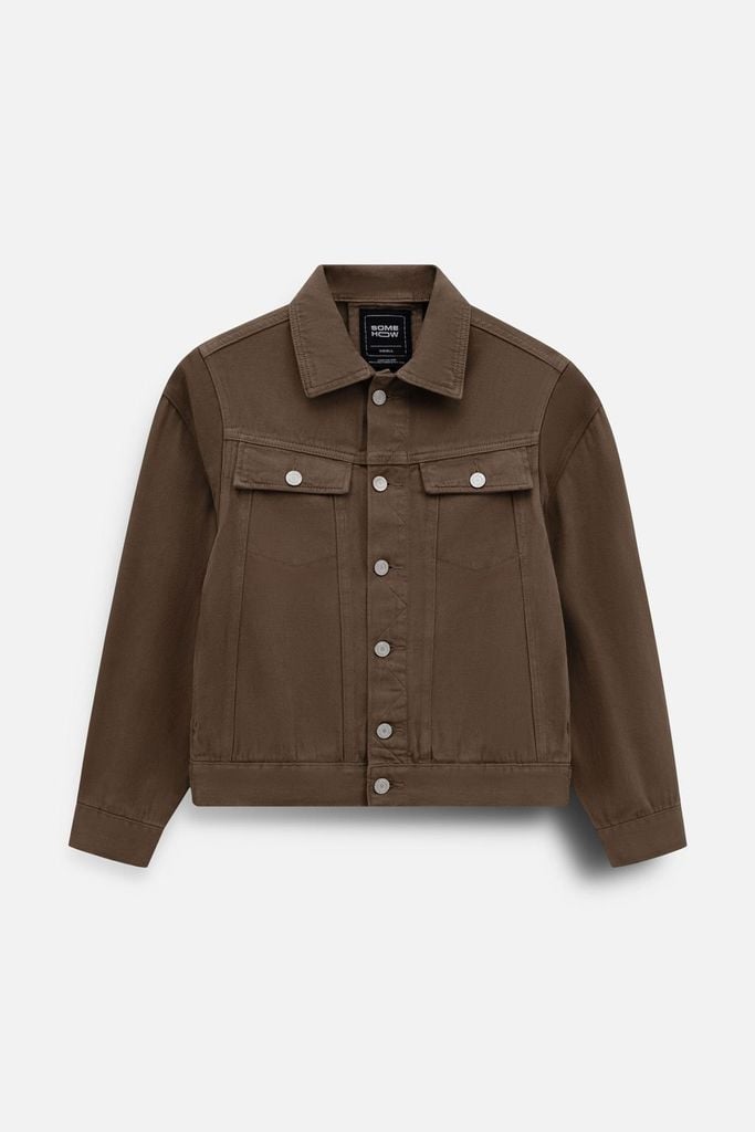  Áo Khoác Relaxed Denim Cấn Rách 