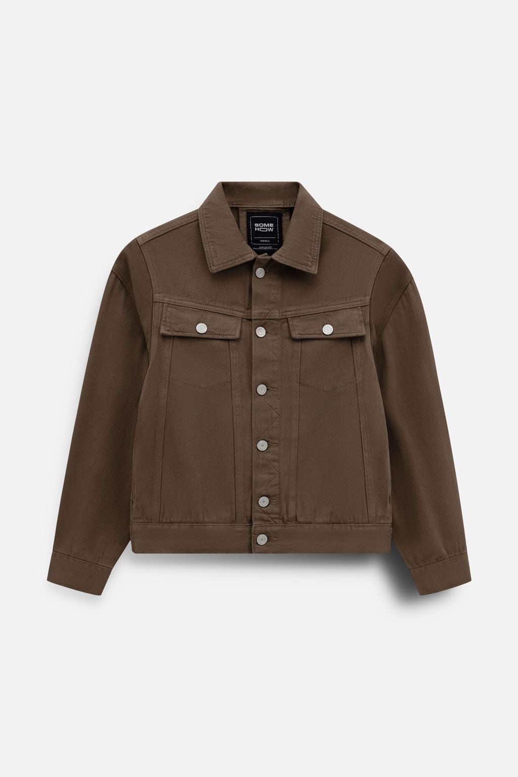 Áo Khoác Relaxed Denim Cấn Rách