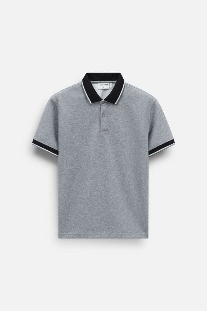  Áo Polo Regular Premium Black Gray 
