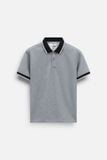 Áo Polo Regular Premium Black Gray