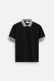 Áo Polo Regular Premium Black Gray
