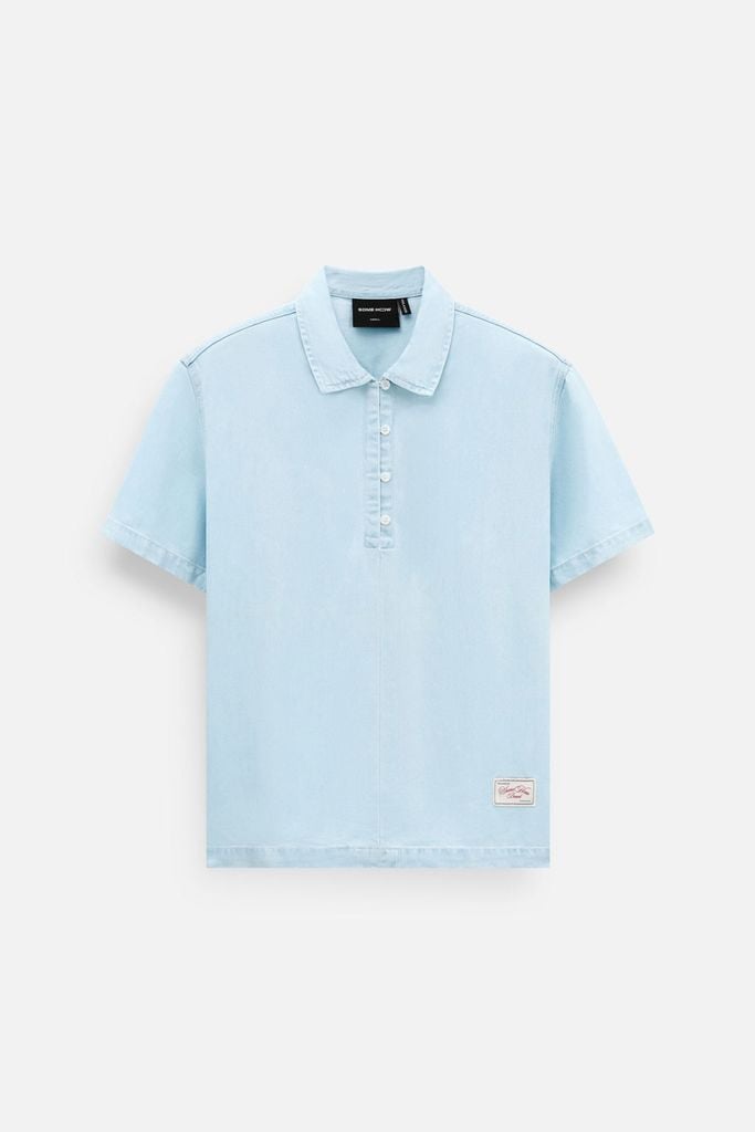  Áo Sơ Mi Relaxed Denim Light Blue 