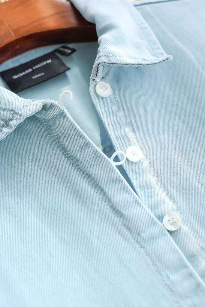 Áo Sơ Mi Relaxed Denim Light Blue