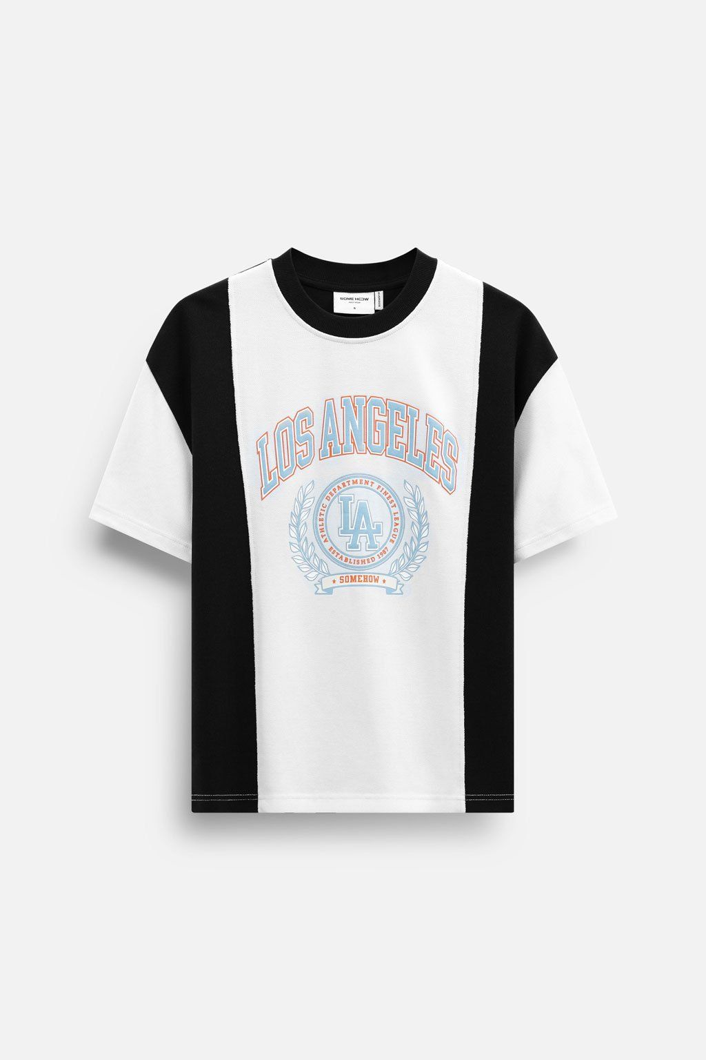 Set Áo Thun Short Black White LA