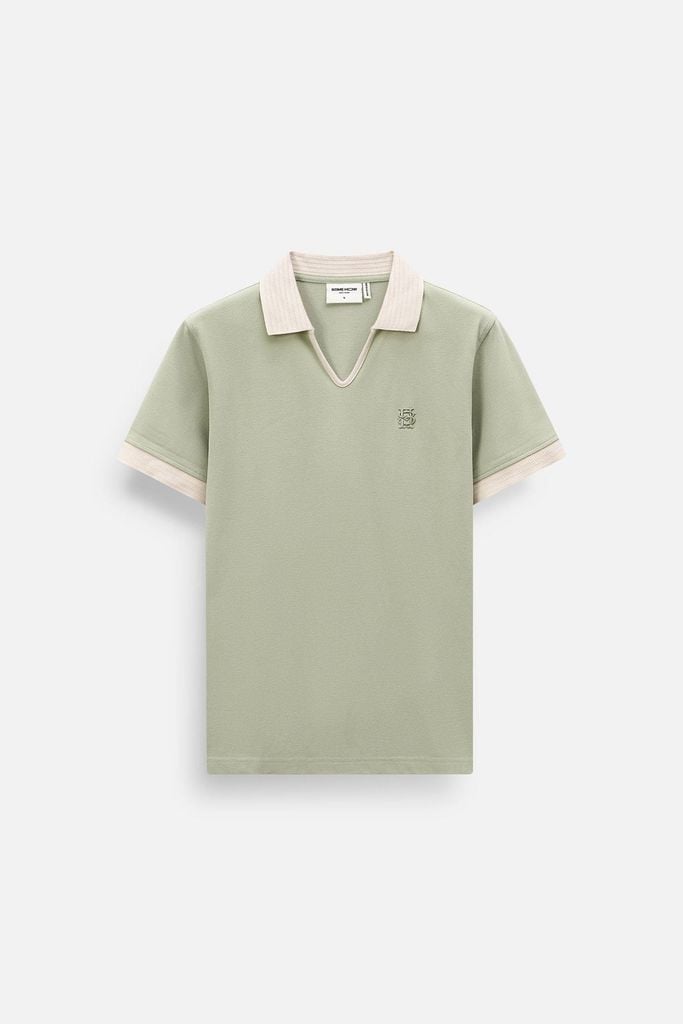  Áo Polo Regular Trụ V Mix Bo Early Autumn 