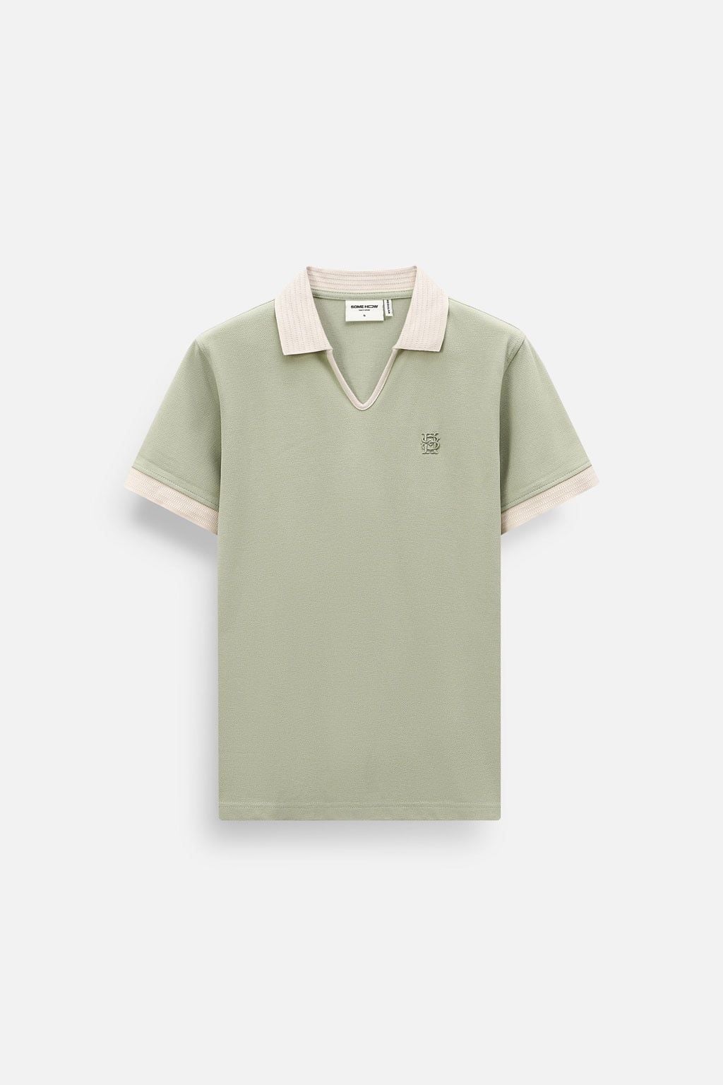 Áo Polo Regular Trụ V Mix Bo Early Autumn