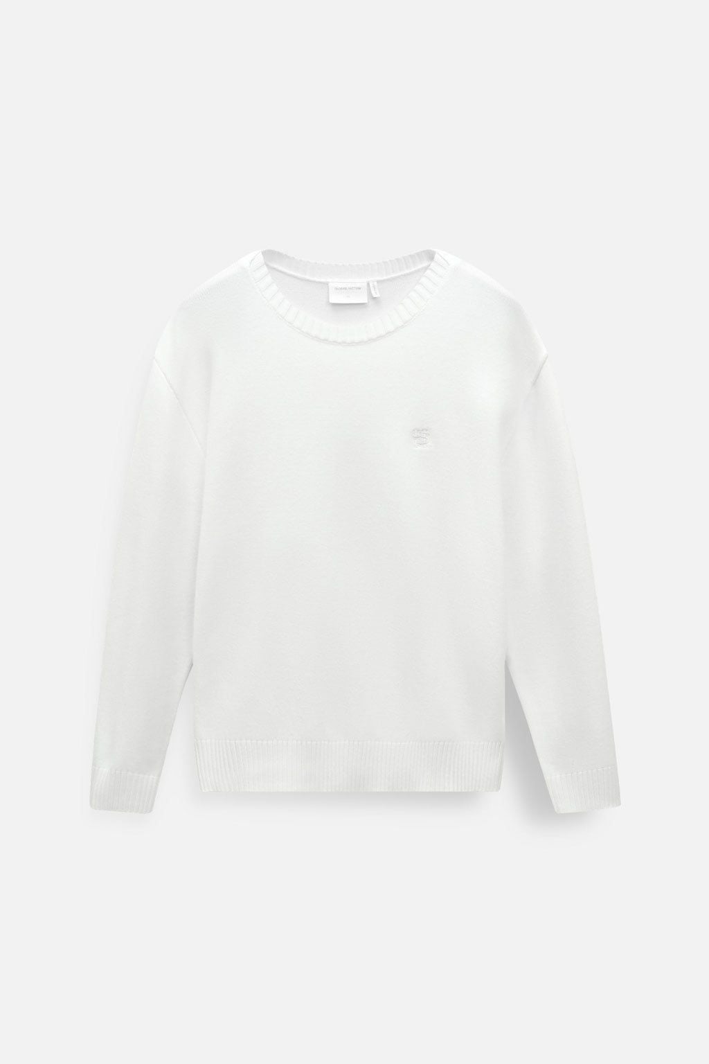  Áo Len Oversize White Embroidered 