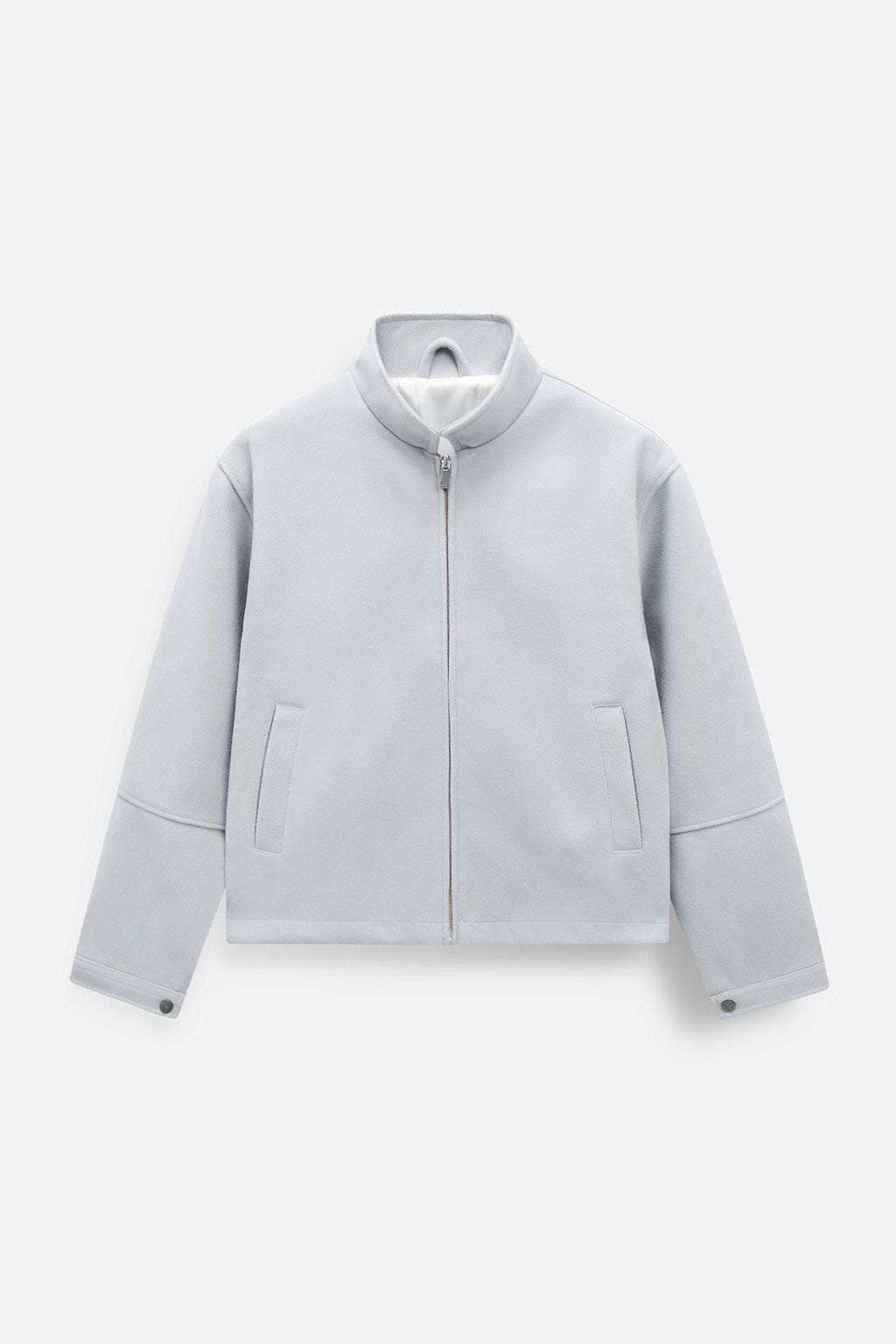 Áo Khoác Dạ Boxy Welt Pocket