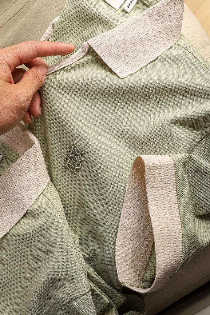 Áo Polo Regular Trụ V Mix Bo Early Autumn