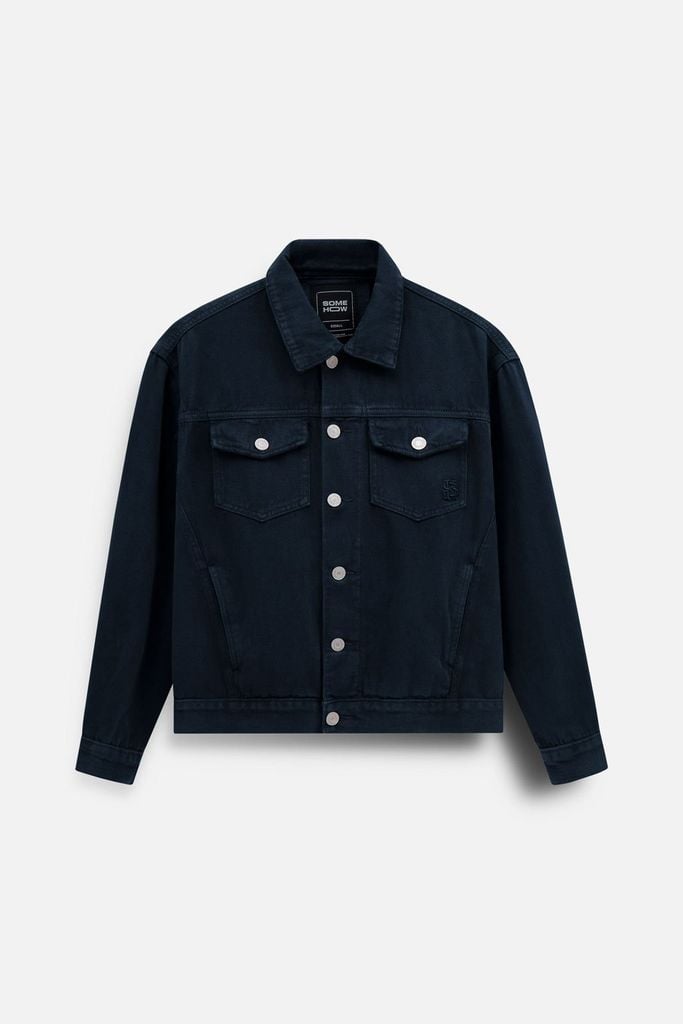  Áo Khoác Boxy Denim Trucker 