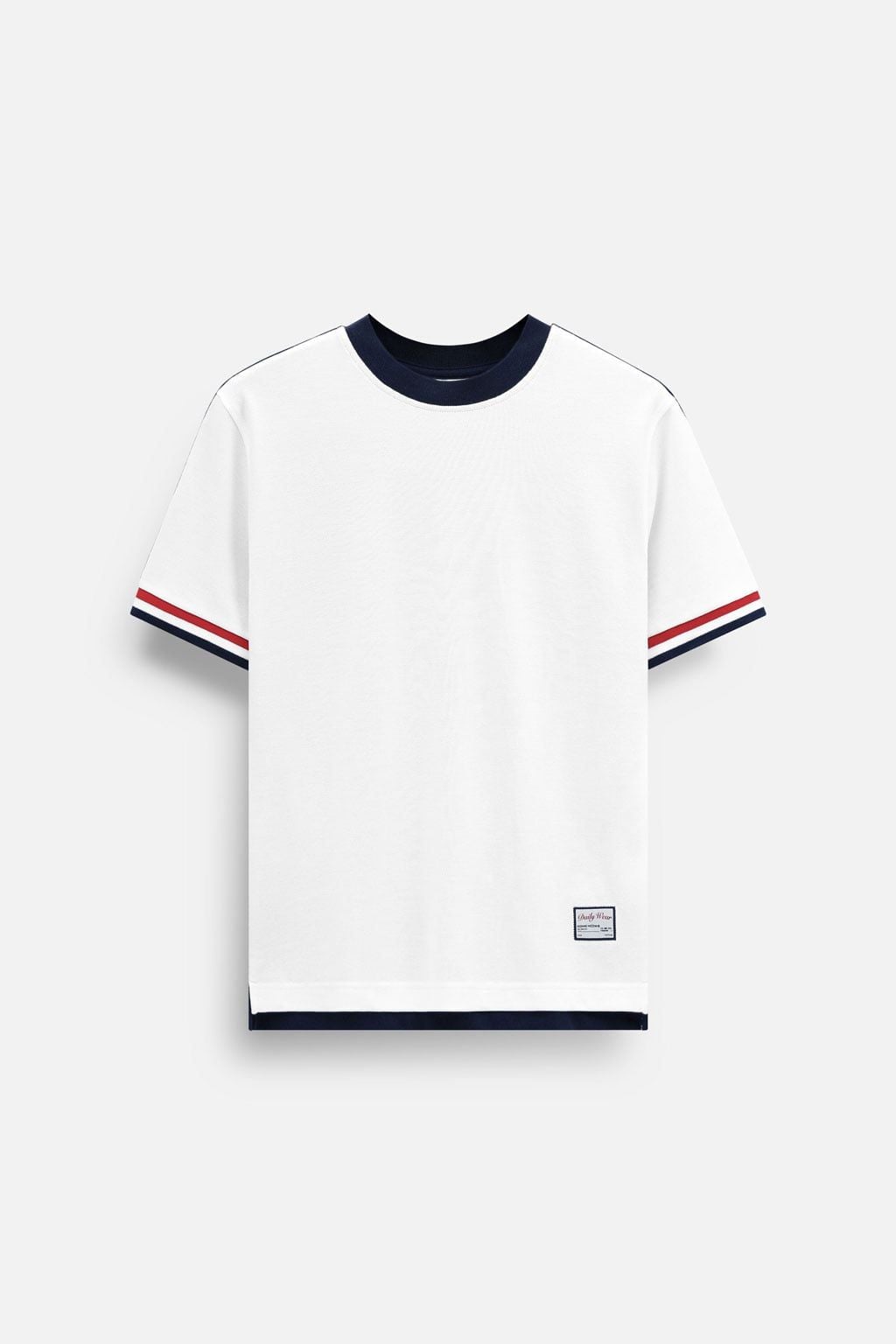 Áo Thun Regular Front Back Colors Mixed