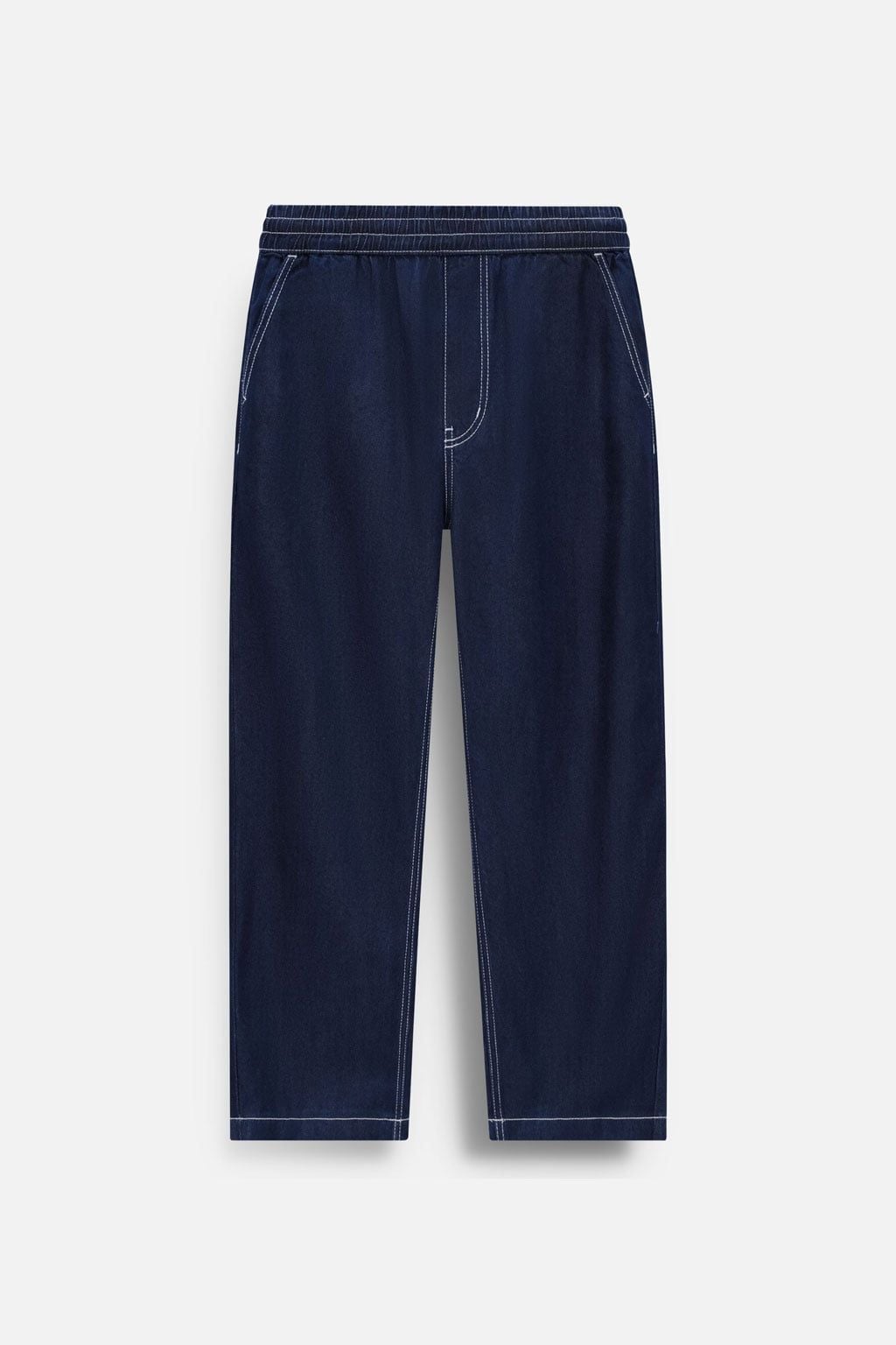 Quần Dài Relaxed Denim Label