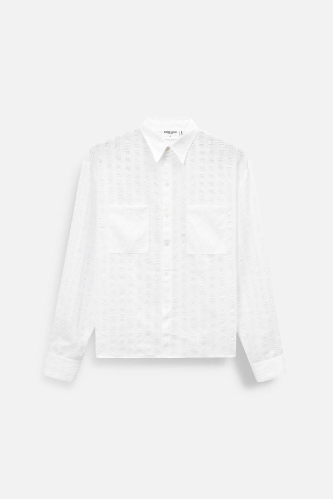  Áo Sơ Mi Boxy Oslo Texture Long Sleeve 