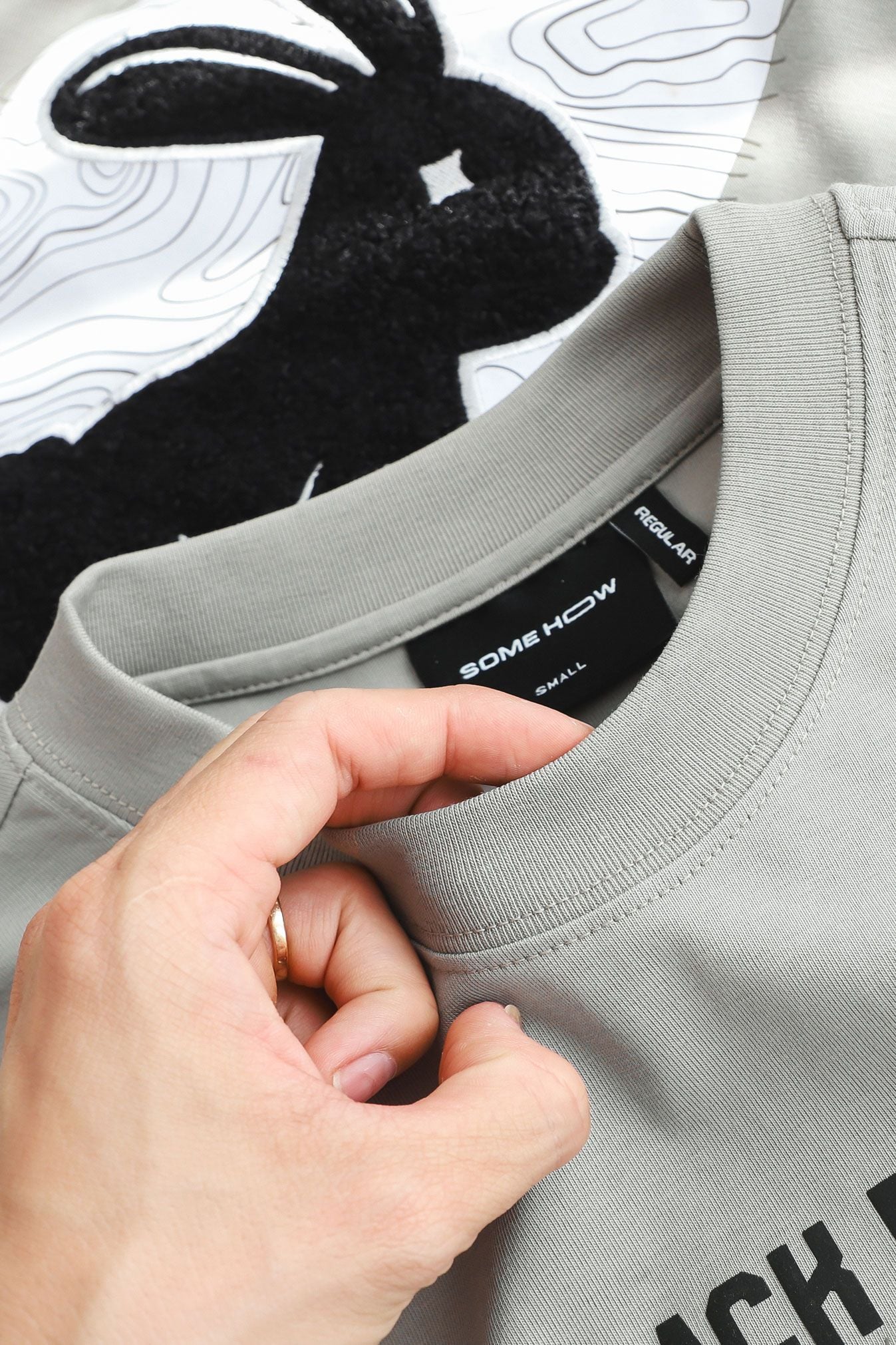 Áo Thun Regular Cool Fab Black Bunny