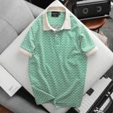 Áo Polo Pixel Waves