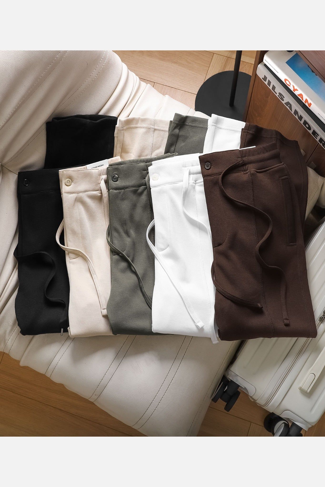  Quần Dài Long Drawstring Pique 
