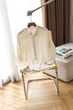 Áo Sơ Mi Relaxed Hid Buttons Vạt Ngang