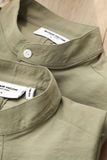 Áo Sơ Mi Slimfit Cổ Trụ Light Sand