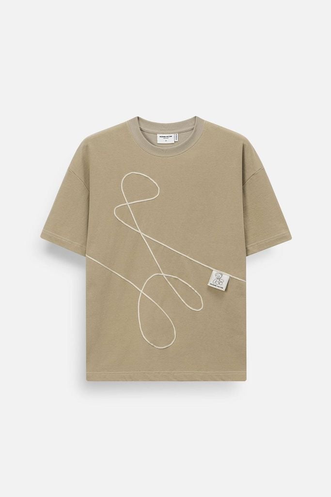  Áo Thun Oversize Line Art Bear 
