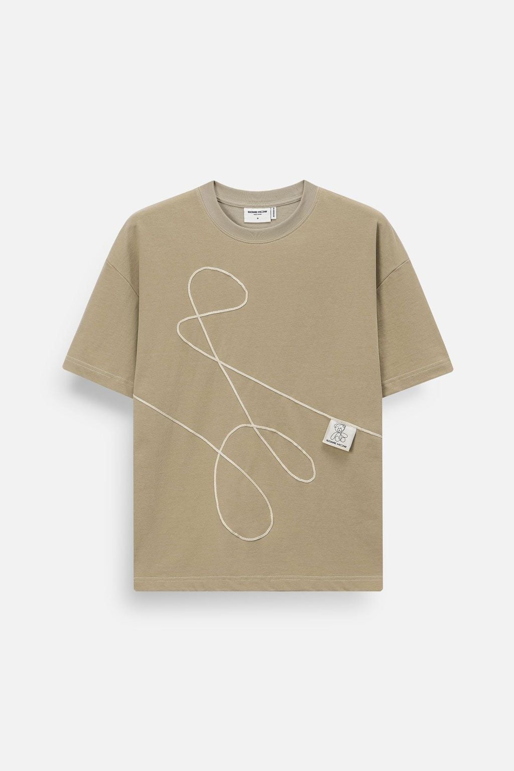 Áo Thun Oversize Line Art Bear