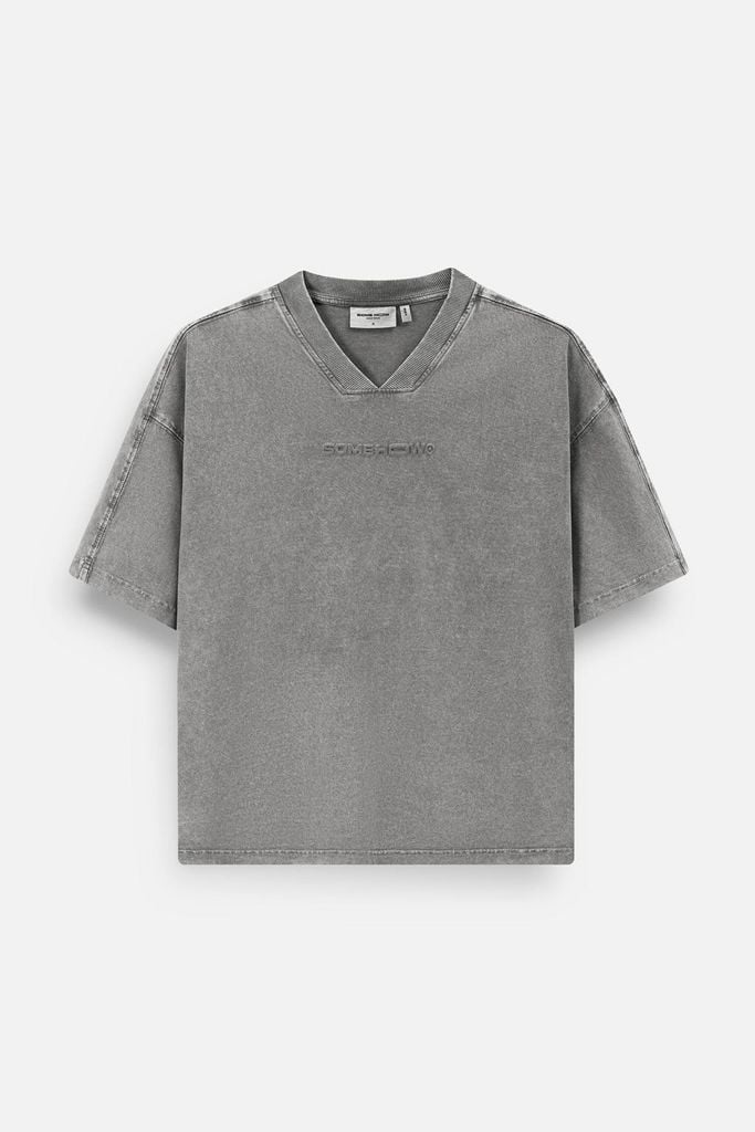  Áo Thun Boxy Printed Wash V1 