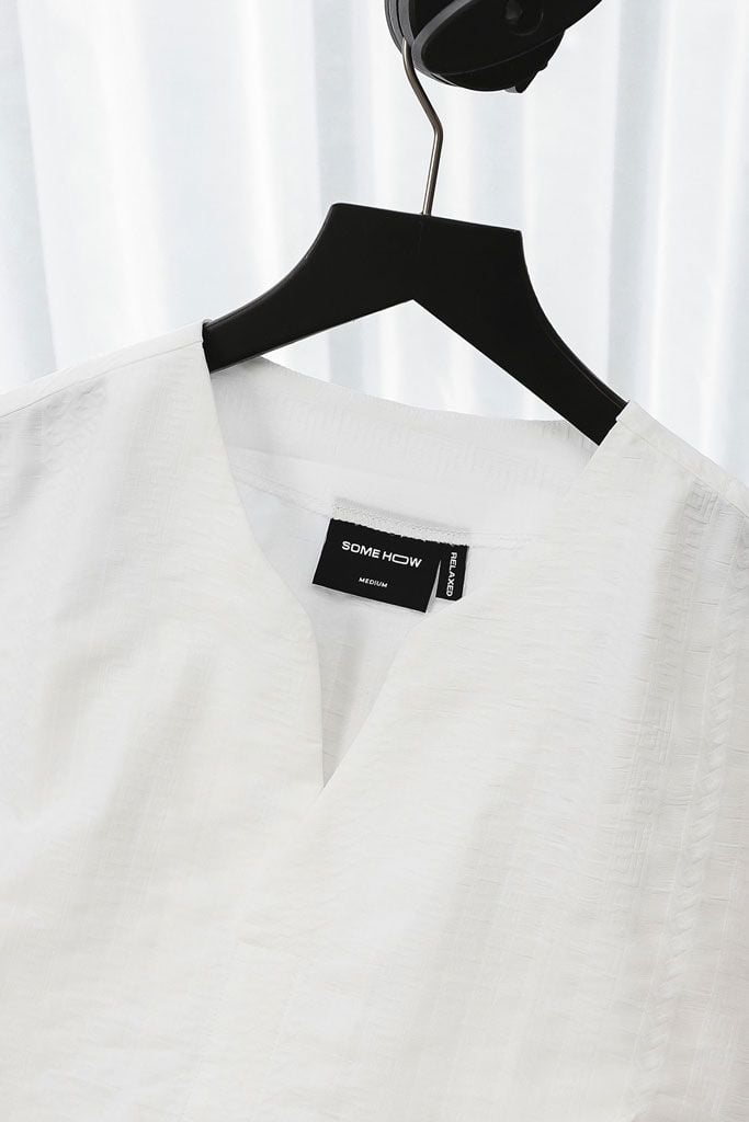 Áo Sơ Mi Notched Collar