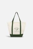 Túi Tote Athletic Sporty Beige Green