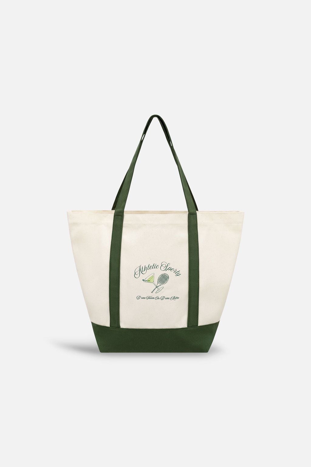 Túi Tote Athletic Sporty Beige Green