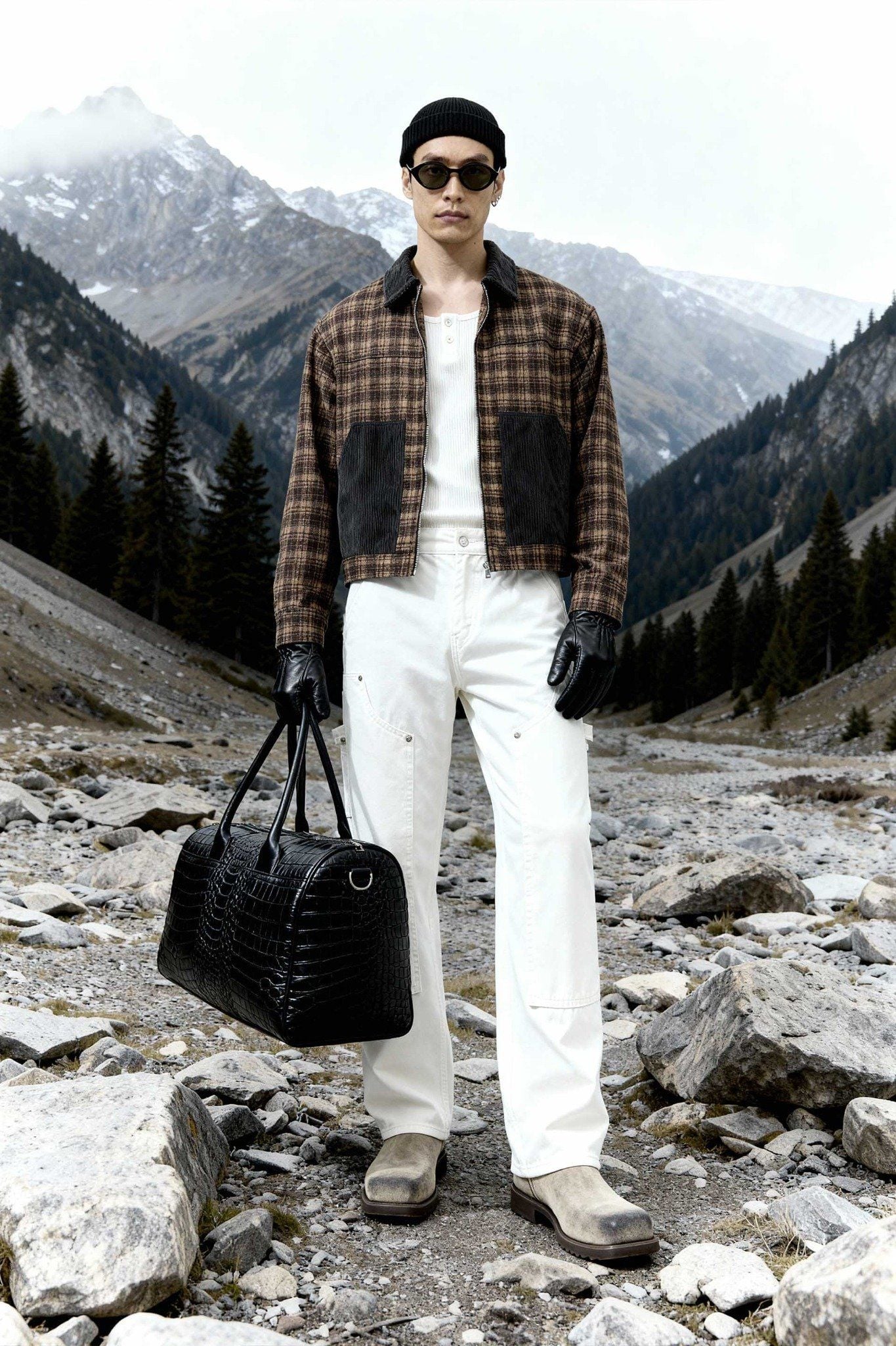  Áo Khoác Slimfit The Brown Check 