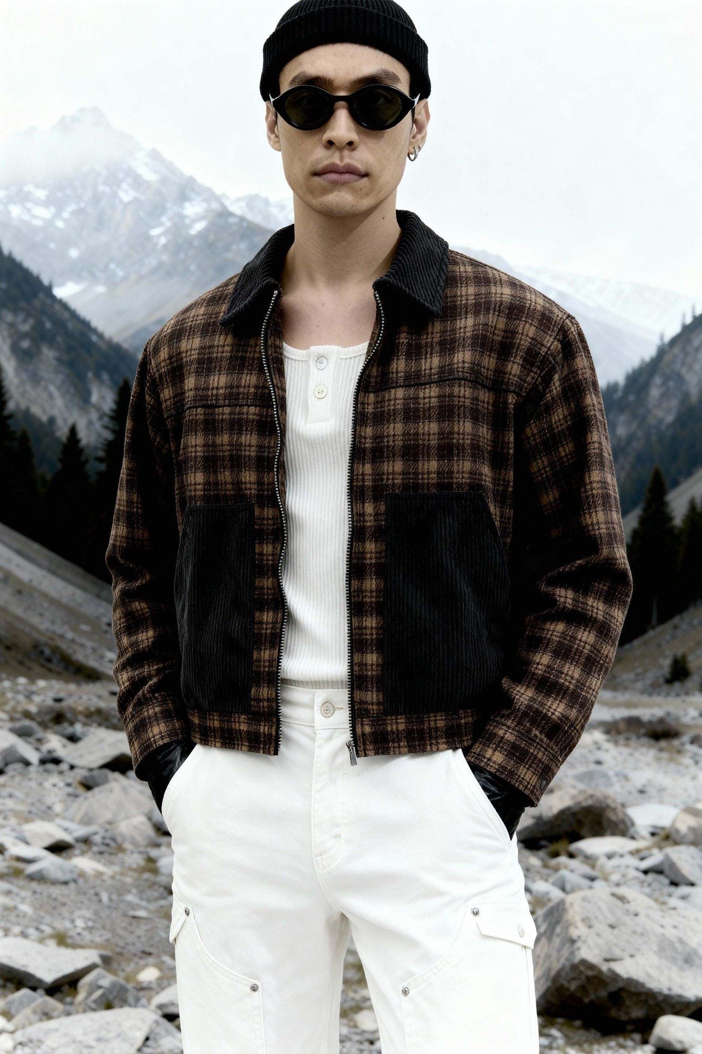  Áo Khoác Slimfit The Brown Check 