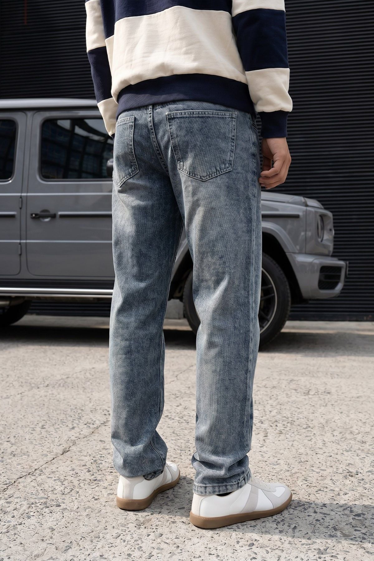 Quần Jean Straight Dailywear Blue Stone V1