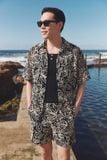 Set Shirt Short Relaxed Terra Line Art Blend