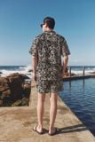Set Shirt Short Relaxed Terra Line Art Blend