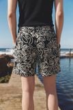 Set Shirt Short Relaxed Terra Line Art Blend
