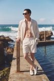 Quần Short Straight Linen The Shift