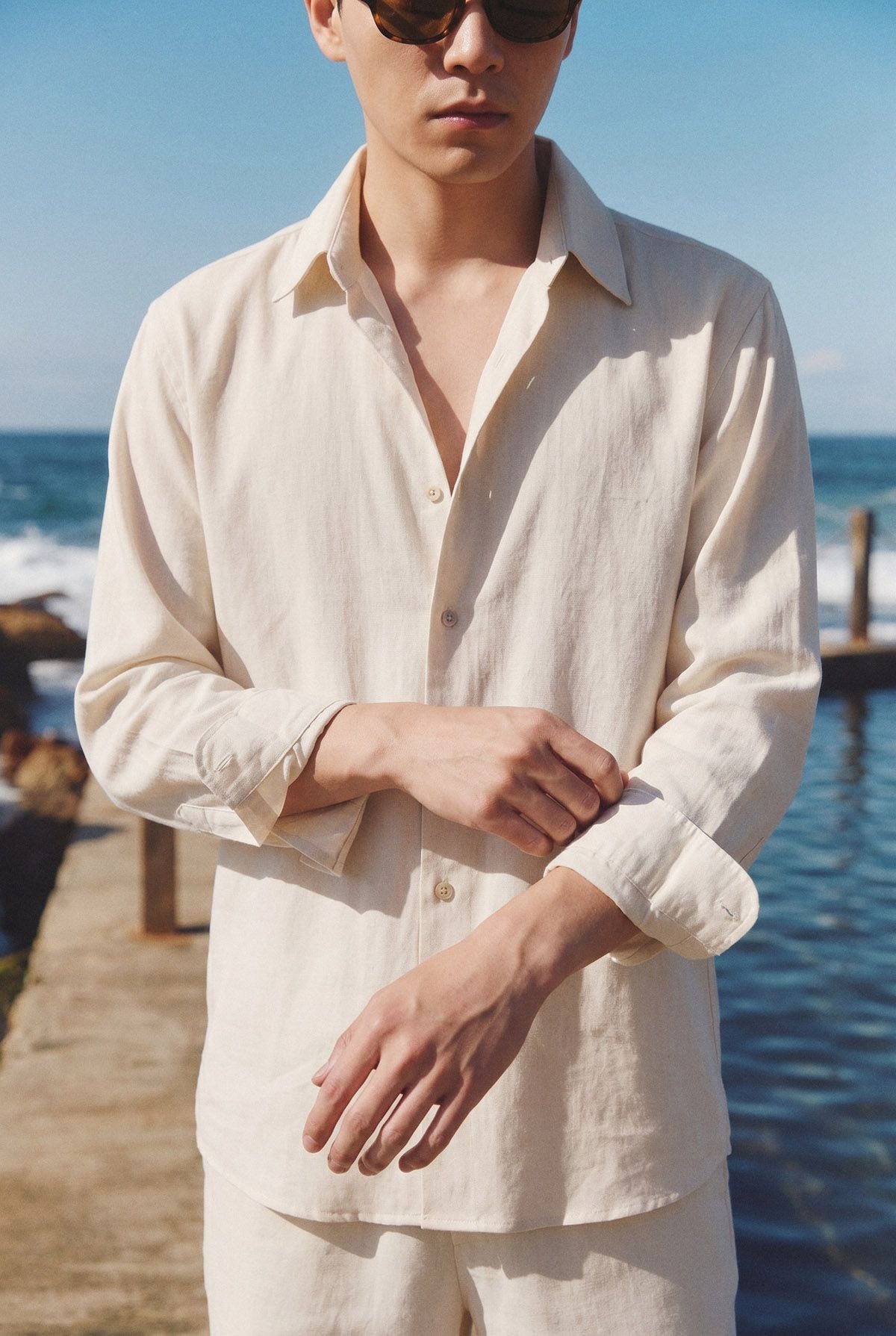 Áo Sơ Mi Relaxed Linen The Shift