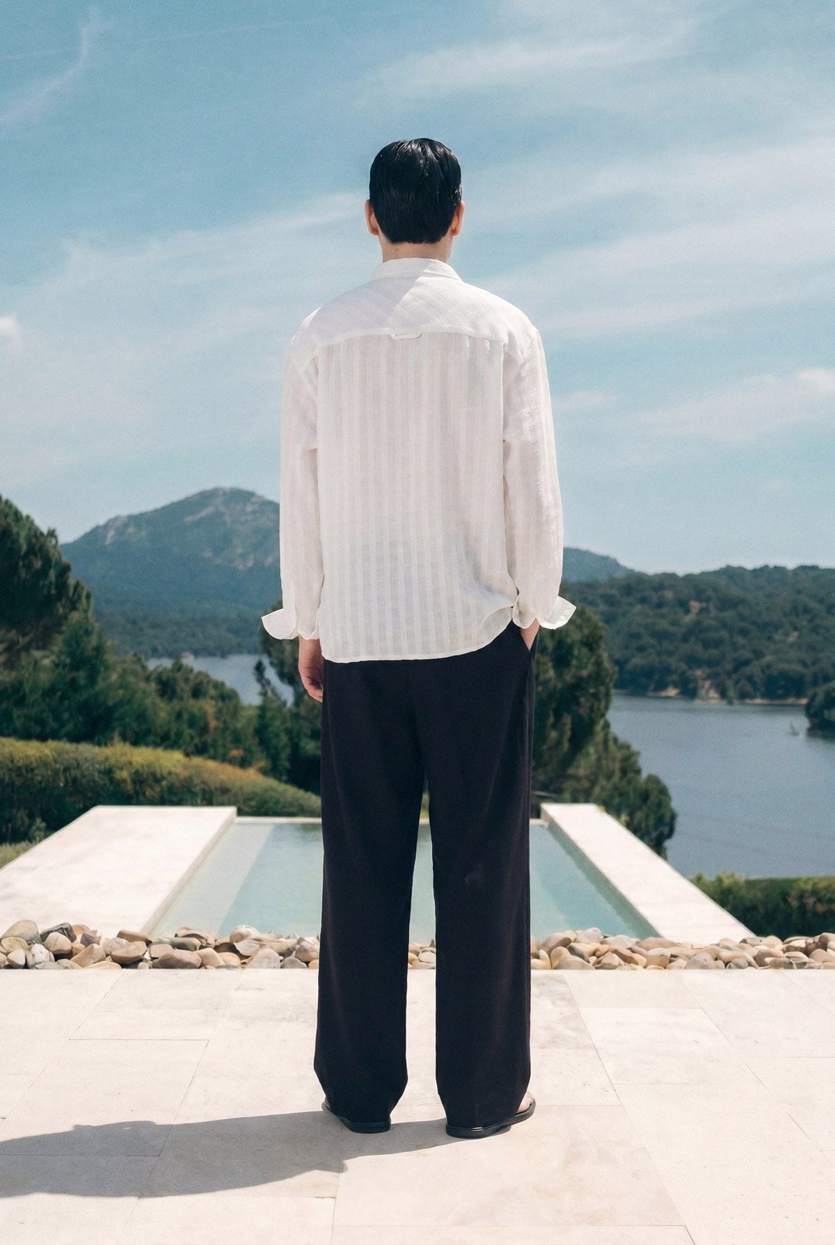 Áo Sơ Mi Boxy Oslo Texture Long Sleeve